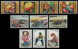 Aruba 2005 - Mi-Nr. 339-342, 343-345 & 362-364 ** - MNH - 3 Ausgaben - Curaçao, Nederlandse Antillen, Aruba