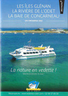 Guide Horaire / Timetable - Les ïles Glénan, La Rivière De L'Odet., La Baie De Concarneau - Croisières 2023 - Europe