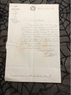 Autographe D’Ernest Calvat, Maire De Grenoble 1871-1873 - Politisch Und Militärisch