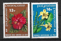 FRENCH POLYNESIA 1978 FLOWERS MNH MNH - Neufs