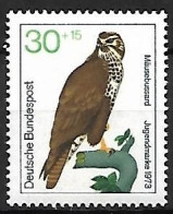 West Germany - MNH ** 1973 : Set (3/4) - Aigles & Rapaces Diurnes