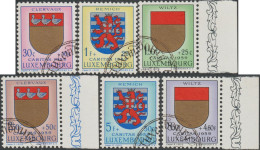 Luxembourg 1959 Y&T 570 à 575, Michel 612 à 617. Caritas. Blasons IV. Michel 16 € - Gebruikt