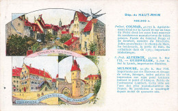 FRANCE - Colmar - Le Lauch - Mulhouse - Hotel De Ville - Le Bastion - Colorisé -  Carte Postale Ancienne - Colmar