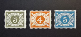 Ireland - Irelande - Eire 1978 - Y&T  N° 22 - 23 - 24  / No Watermark  ( 3 Val.) - Postage Due - MNH - Postfris - Timbres-taxe