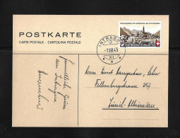 1943 LANDSCHAFTS- UND STADTBILD ► Postkarte Von Intragna/Tessin Nach Zürich-Albisrieden - Brieven En Documenten