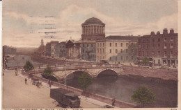 Carte Irlande Eire The Four Courts & River Liffey Dublin Pont - Dublin