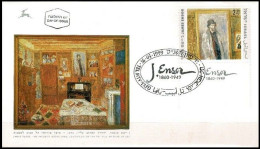 FDC - Israël (COB 2822A°) - Émission Commune Avec La Belgique  / Gemenschappelijke Uitgifte Met België - James Ensor - Souvenir Cards - Joint Issues [HK]
