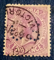 Victoria, SG211, 1883, 2d MAUVE ، - Usados