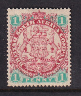 Rhodesia - BSAC: 1896/97   Arms    SG29  1d   [Die I - With Dot]     MH    - Altri & Non Classificati