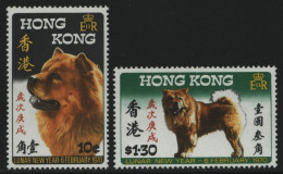 Hongkong 1970 - Mi-Nr. 246-247 ** - MNH - Jahr Des Hundes (I) - Nuevos