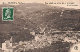 FRANCE - Beaujeu - Vue Générale Prise De La Terrasse Du Cornillon - Carte Postale Ancienne - Beaujeu