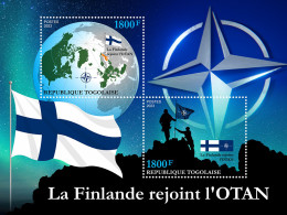 Togo  2023 Finland Joins NATO (234) OFFICIAL ISSUE - OTAN