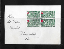 1945 SEIDENWEBER ► Brief Von Braunwald Nach Rämismühle Zürich    ►SBK-B26 Im VB◄ - Brieven En Documenten