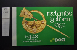 Ireland - Irelande - Eire  - 1989 -  N° C. 686  Booklet (  16 Val. ) - Irish Golden Age - MNH - Postfris - Carnets