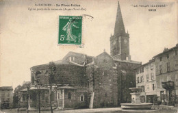 FRANCE - Saint-Paulien - La Place Julien - Eglise Paroissiale Restauré - Carte Postale Ancienne - Le Puy En Velay