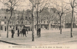 FRANCE - Montceau Les Mines - F Et C - Un Coin De La Place Du Marché - Animé - Carte Postale Ancienne - Montceau Les Mines