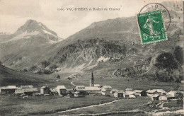 FRANCE - Val D'Isère Et Rocher Du Charvet - Vue Générale - Clocher - Carte Postale Ancienne - Val D'Isere