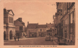 FRANCE -  Chateau Du Loir - La Place Des Halles - Carte Postale Ancienne - Chateau Du Loir