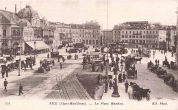 FRANCE - Nice - La Place Masséna - Animé - Carte Postale Ancienne - Markten, Pleinen