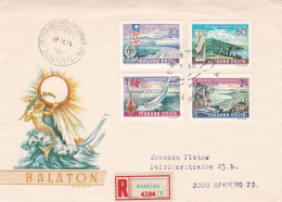 Hongarije, Hungary, Ungarn, Magyar ; 1968. Lake Balaton Set On FDC Michel: 2417-2420 - FDC