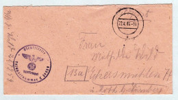 Feldpost Dienststelle L 24959, Met Speciale Stempel In 1944 - Omslagen