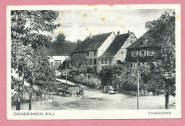 67 - DIEMERINGEN - Vorstadtplatz - Guerre 39/45 - Diemeringen