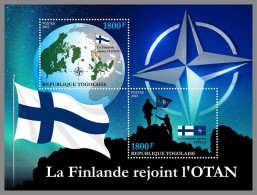 TOGO 2023 MNH Finland Joins NATO Finnland Beitritt NATO S/S – OFFICIAL ISSUE – DHQ2343 - NAVO