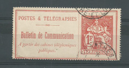 FRANCE TIMBRE TELEPHONE N° 29 OBLITERE. COTE 26 Euros. - Telegraph And Telephone