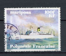 POLYNESIE : NAVIRE LE "MARIPOSA" - N° Yt 127 Obli. - Used Stamps