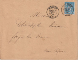 France Lettre 1881 De Formerie (Oise)  Pour Forges (76) - 1877-1920: Semi-Moderne