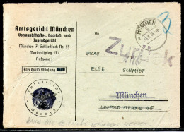 Germany,, American/British Zone,cancel:Muenchen,15.08.1945,as Scan - Cartas & Documentos