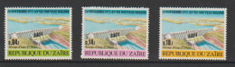 Zaïre - 1973 - OBP/COB 823-825 - MNH/NSC/** - Neufs