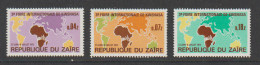 Zaïre - 1973 - OBP/COB 832-834 - MNH/NSC/** - Neufs