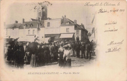 78 - NEAUPHLE LE CHATEAU _S23974_ Place Du Marché - Neauphle Le Chateau