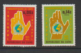 Zaïre - 1973 - OBP/COB 835-836 - MNH/NSC/** - Neufs