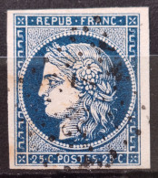 France 1850 N°4a Ob  PC TB  Cote 75€ - 1849-1850 Ceres