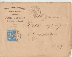 France Lettre 1880 De Crèvecoeur (Oise) - 1877-1920: Semi-Moderne