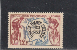 France - Année 1953 - Neuf** - N°YT 955** - Cinquantenaire Du Tour De France Cycliste - Nuovi