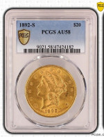 Monnaie - Etats-Unis - Référence Certificat PCGS  47424182 - 1892 - 20$ - Sammlungen