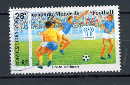 POLYNESIE - FOOT-BALL - POSTE AERIENNE - N° Yt 137 Obli. - Gebraucht