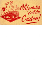 Buvard Chocolat CARDON Cambrai - Chocolat