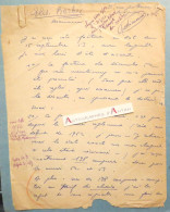 ● L.A.S Elisabeth BARBIER écrivain Née à Nîmes En 1911 - écrite D'AVIGNON - Lettre Autographe - Renée Guérin - Escritores
