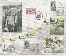 " 100 ème PARIS-ROUBAIX " Sur Feuillet CEF Spécial 1er Jour N°té De 2002. Voir Les Scans. Parfait état. FDC A SAISIR ! - Cycling