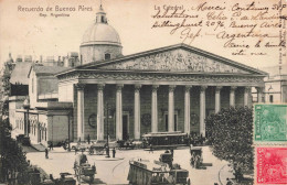 Argentine - Recuerdo De Buenos Aires - La Catedral - Animé - Carte Postale Ancienne - Argentine