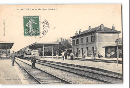 CPA 51 Bazancourt La Gare Train - Bazancourt