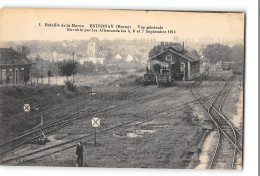 CPA 51 Esternay La Gare Train - Esternay