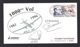 AVIATION PILOTE AVION ISTRES DASSAULT ATL2 02 Signature Dédicace - Avions