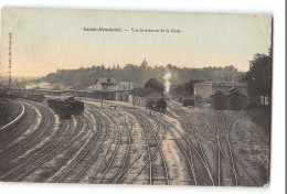 CPA 51 Sainte Ste Menehould La Gare Train - Sainte-Menehould