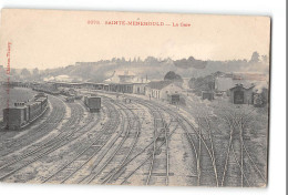 CPA 51 Ste Sainte Menehould La Gare Train  - Sainte-Menehould