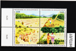HITD/07 UNO GENF 1986 MICHL 138/41 Viererblock ** Postfrisch Siehe ABBILBUNG - Unused Stamps